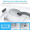 for Pipe Adapter, for Mini Mount, Satellite Dish Tripod Adapter, 1/4 3/8 Inch Threaded Satellite Dish Fixing Clamp Mount Adapter for Camping RV Travel view 4