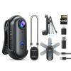 BOBLOV W4 Mini Body Camera, Wearable Camera with 360Rotatable Clip & Magnetic Clip, 120 Minutes for 1080P Recording, Easy to Use for Lecture, Traveling, Pet Walking and Outdoors Activities (64GB) view 1
