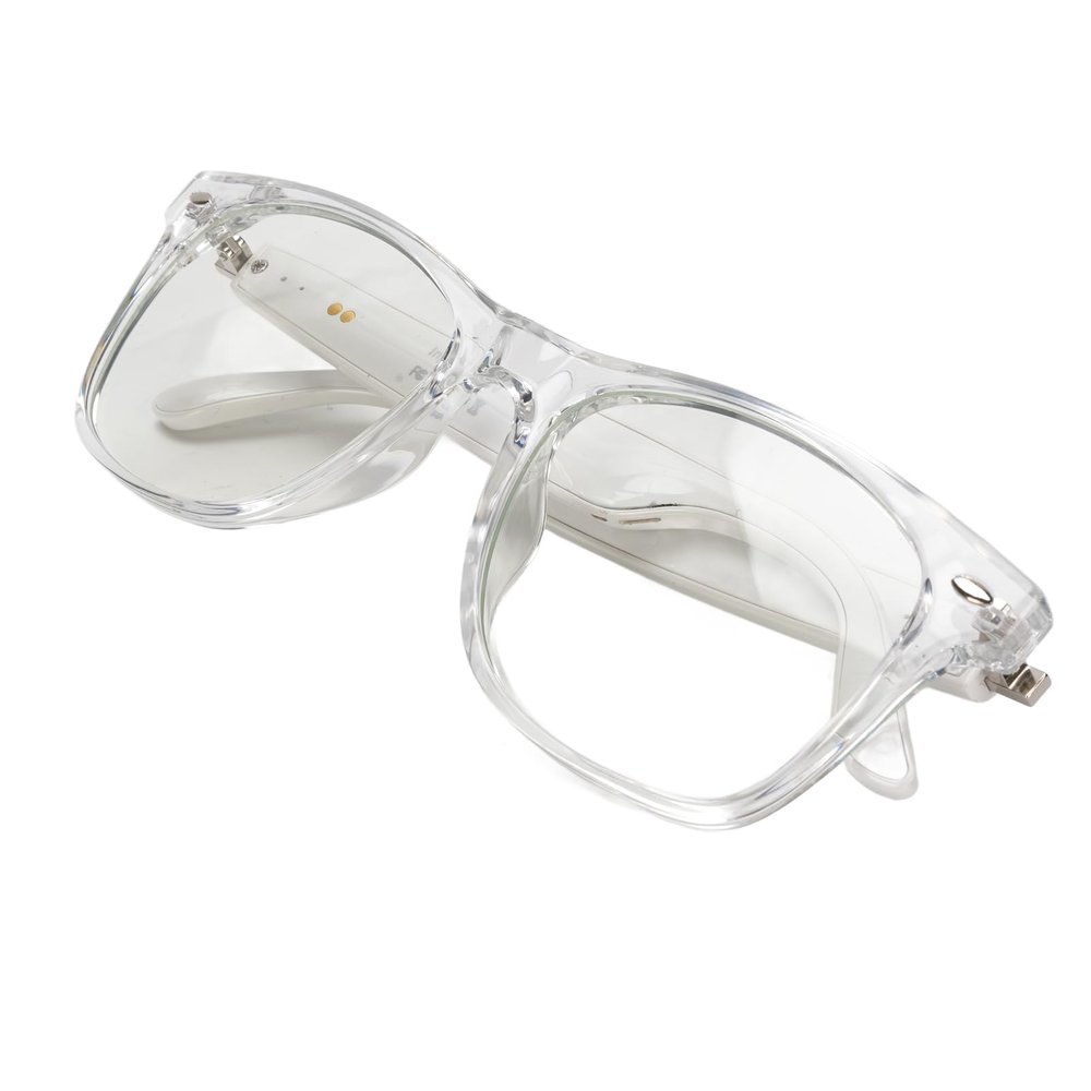 Glasses Bluetooth Women, Bluetooth Glasses with Speakers, AI Translation Glasses Real Time Translation Support Over 100 Languages Built in Microphone Speaker for Music