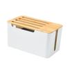 Angoily Cord Organizer for Desk Cable Management Box Router Storage Home Supplies Wire Storage Organizer view 1