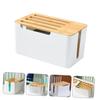Angoily Cord Organizer for Desk Cable Management Box Router Storage Home Supplies Wire Storage Organizer view 4