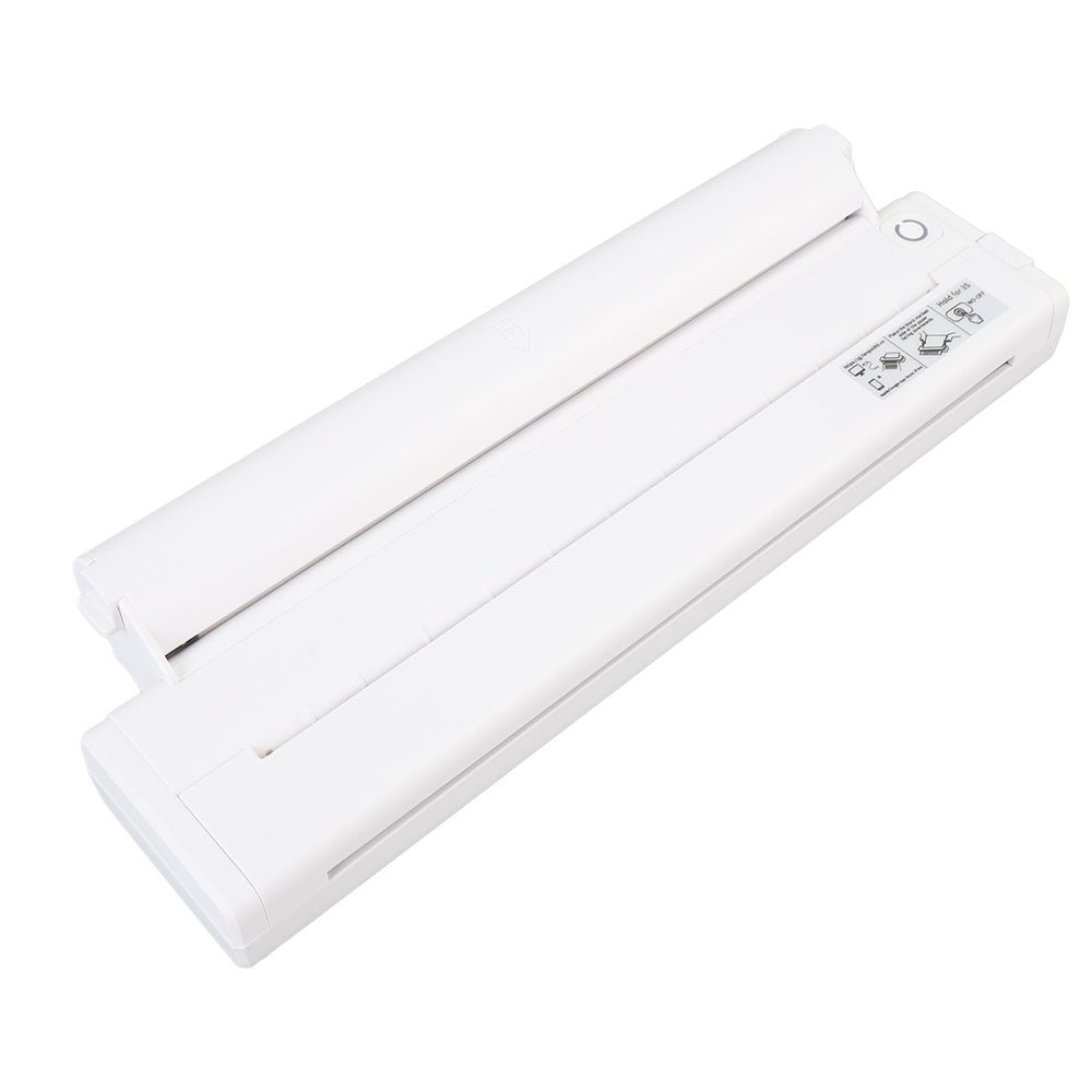 Bewinner Portable Printers Wireless for Travel, Inkless Thermal Printer, APP Contrpl Mobile Printer for School/Office/Home Use, Supports Size (White)
