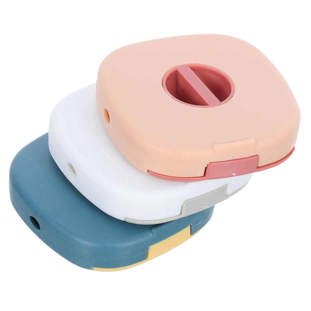 Angoily 3pcs Portable Phone Cable Storage Box Rotatable Earphone Organizer for Charging Cables Modern Stretchable Design for Clutter Spaces for Use