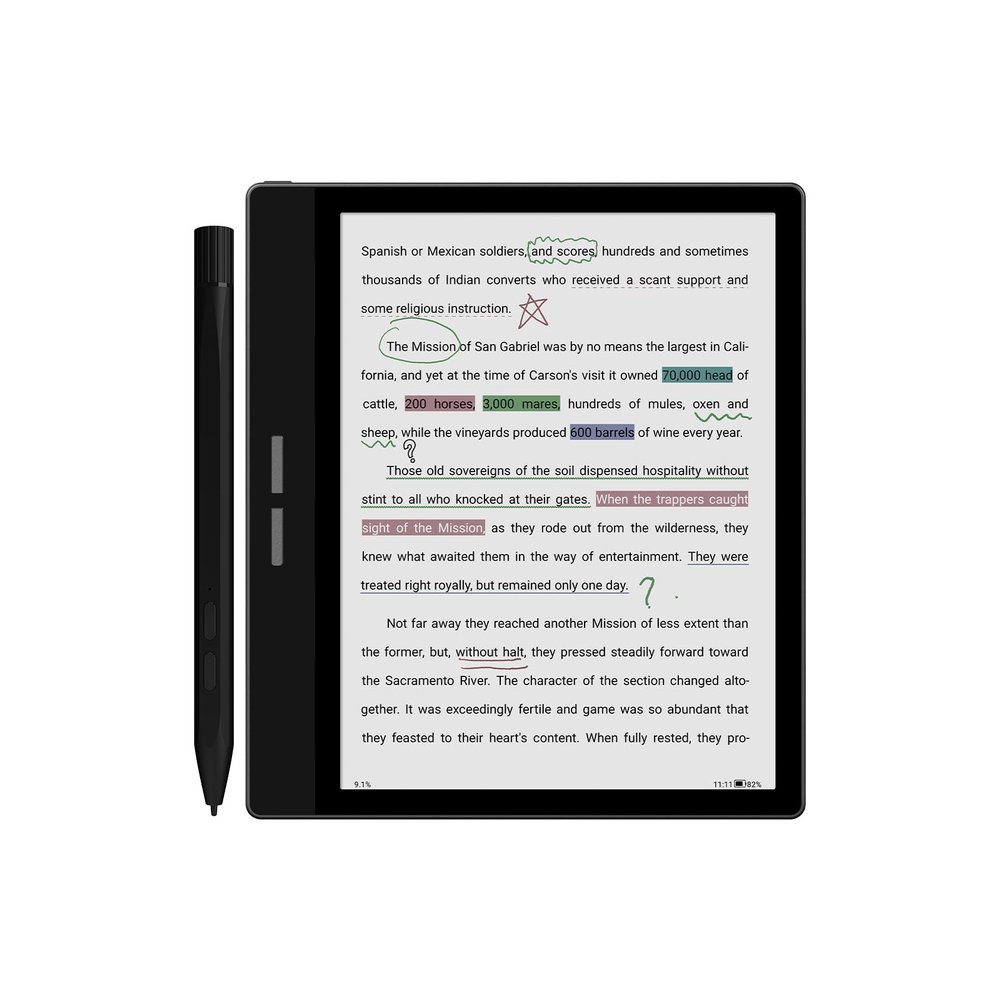 Bigme B751C Color ePaper Tablet 7 Inch for Note-Taking, Reading and Writing with Case and Stylus