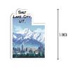 3Pcs Salt Lake City Utah Sticker - Utah Map - Travel Lover - Sticker for Water Bottle - Mug - Laptop - Notebook - Luggage - Computer view 2