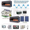 12V/24V to 220V Pure Sine Wave Inverter 3000W-6000W Peak Power Converter Dc to Ac with LCD Display, for Car Boat Truck Rv-24V view 3
