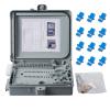 12 Core Fiber Optical Terminal Box Fiber Optic Distribution Enclosure with 12pcs LC Duplex Singlemode Coupler FTTH Fiber Optic Accessories 9.64 x 8.66 x 2.56inch view 1