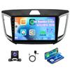 Android 14 Car Stereo for Hyundai Creta ix25 2015-2019, 10inch Touch Screen Radio Head Unit Replacement with Wireless CarPlay Android Auto GPS/FM/WiFi/SWC/AHD Backup Camera/Mirror Link/Mic/ view 1