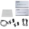 4K HD KVM Extender Over RJ45 Ethernet Cat5e/6 Up to 120M KVM Extender Transmitter Receiver Kit Support USB Mouse Keyboard Universal view 1