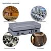 4K HD KVM Extender Over RJ45 Ethernet Cat5e/6 Up to 120M KVM Extender Transmitter Receiver Kit Support USB Mouse Keyboard Universal view 3