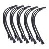 ACGTUY 4 pin PWM Fan Cable 1 to 3 Ways Splitter Black Sleeved Extension Cable(1 pc) view 3
