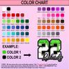 Custom Baseball Name and Number Sticker Personalized Color Name Drip Ice Cream Melting Decal Waterproof Vinyl Decal for Water Bottles Tumblers Laptops Hard Hat Cars Kindle for Women Men Teachers view 2