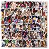 106Pcs Black Girl Read Stickers for Kindle Bookish Sticker Book Aesthetic Decals for Adults Reading Stickers of Kindle Book Lover Accessories Waterproof Vinyl Sticker (Black) view 1