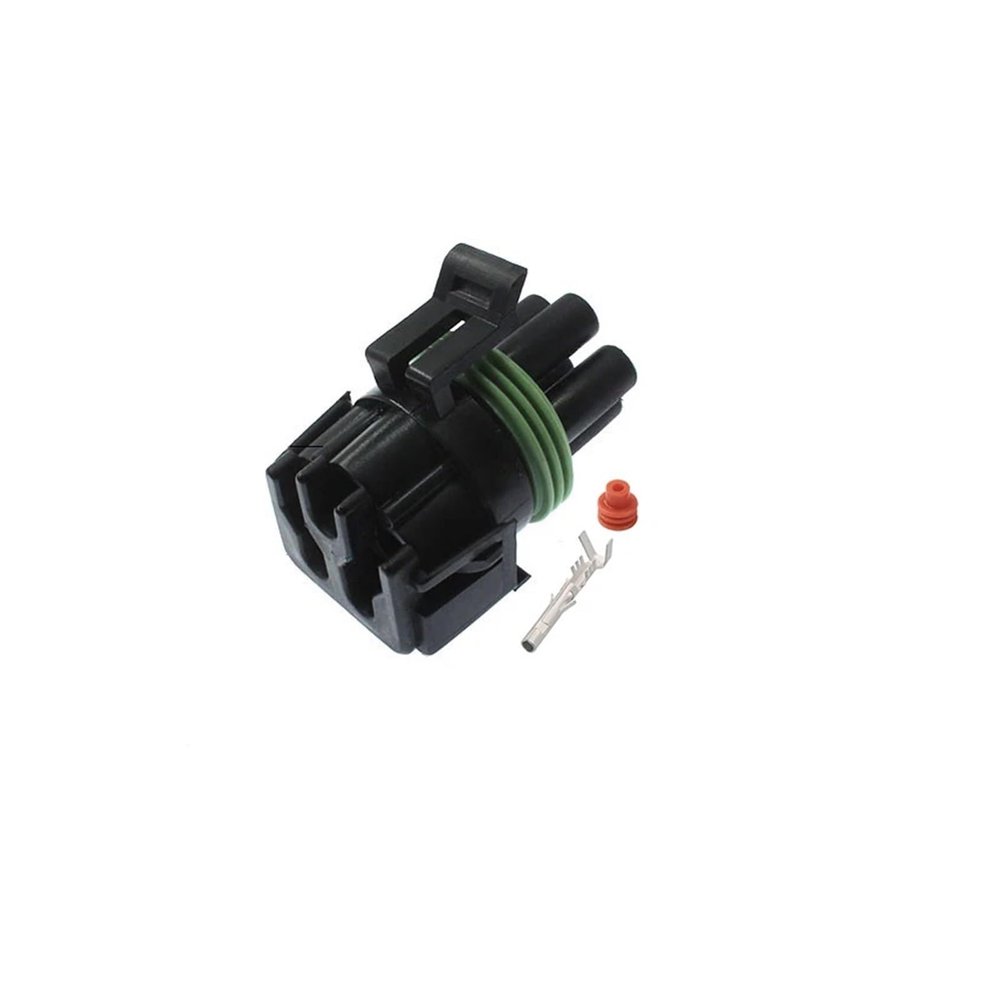 BTYSEQ 1-20Kits Black 5 Pin Waterproof Wire Connector 12065158 12034342 2.5 Series Automobile Male Female Docking Wire Harness Socket(Female Connector Set,1Set)