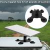 Bewinner Magnetic Satellite Mount for Gen 3 Antenna, Magnetic Mount No Drill Installation, Aluminum Alloy 4 Suction Cups 4 Magnets Portable Satellite Mounting Kit view 4