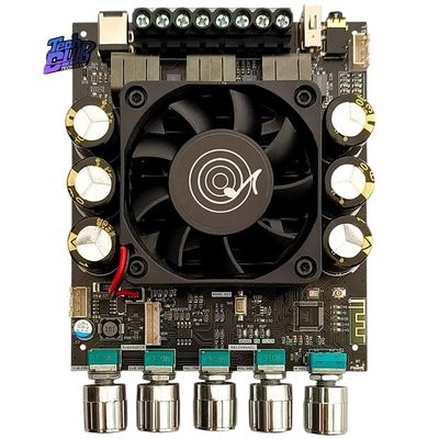 160W+160W+220W 2.1 Channel Bluetuth-Compatible 5.1 Power Amplifier Board TPA3255 JRC2068 Dc 18-50V Aux for Subwoofer Speaker New 2025 High Reliable Electronic Component, Precision, Stable Performance