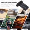 Electric Air Duster, 130000RPM Powerful Rechargeable Cordless Blower Gun for Computer, PC, Keyboards, Brushless Dry Blower, 4000mAh view 2
