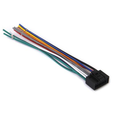 16 PIN Plugs Wiring Harnesses Cable Radio Multimedias Player Car Sockets Modification