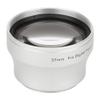 37MM 2X Aluminium Alloy Magnification Converter Lens, Compatible with 37MM Diameter Camera Lens, High Definition Super Telephoto for Enhanced Details, Includes Storage Bag and Wi view 2