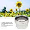 37MM 2X Aluminium Alloy Magnification Converter Lens, Compatible with 37MM Diameter Camera Lens, High Definition Super Telephoto for Enhanced Details, Includes Storage Bag and Wi view 3