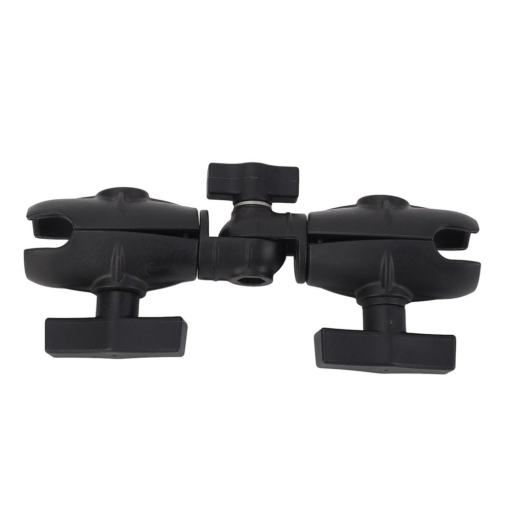 Double Socket Swivels Arm, 8.1inches Double Socket Arm for C Size 1.5in Ball Components 360 Degree Rotation, Double Socket Swivels Ratchet Arms, Nylon