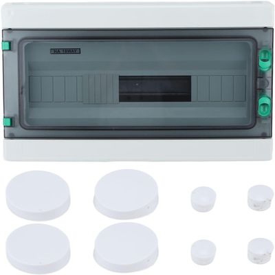 Tools compatible with 18 Way Power Distribution Box Circuit Breaker Distribution Junction Box IP65 Waterproof with Din Rail