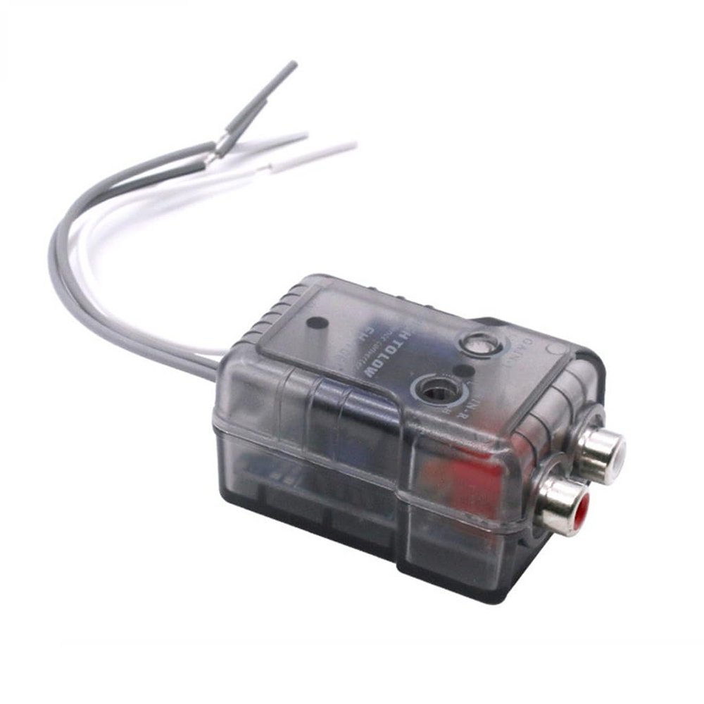 SUV Car Stereo Wire Impedance Converter Output Adapter High to Low Output Line Control Auto Part