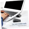 Angoily 2pcs Laptop Stand Adjustable Notebook Computer Holder Desk Riser Vertical Laptop Mount Scratch Sturdy Ventilated view 4