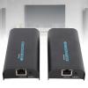 Denash HDMI Extender, 656ft Over Single Cat5 Cat6 HDMI Repeater, HD Multimedia Interface Balun Sender Transmitter Receiver (US Plug) view 3