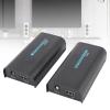 Denash HDMI Extender, 656ft Over Single Cat5 Cat6 HDMI Repeater, HD Multimedia Interface Balun Sender Transmitter Receiver (US Plug) view 4