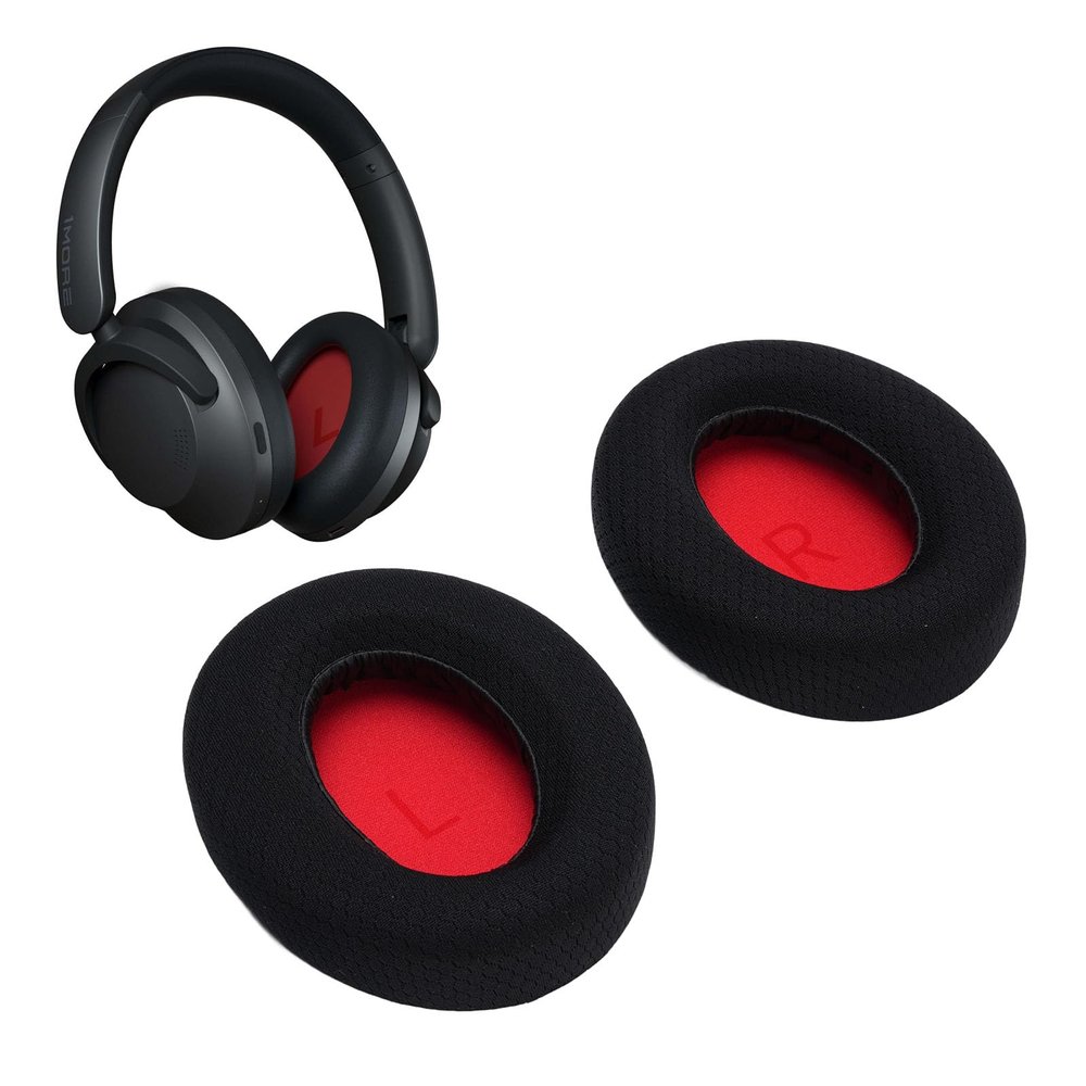 1 Pairs Foam Ear Pad Replacement Cushions,Breathable Mesh Fabric Ear Cushions Replacement, Memory Foam Headphone Earpads for Headphones