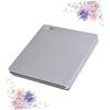 CHICAMPERA Type-c External DVD Burner USB Dual Interface DVD Drive External Lightweight Easy to Use view 3