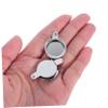 LIGIGWASH 2pcs Copper Peephole Cover Plate Privacy Door Cover for Installation Replaceable Design Safeguards Against Viewing view 4