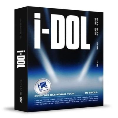 (G) I-DLE World Tour i-DOL in Seoul 2024 Concert DVD, 3-Disc Set with Photobook and Collectibles, Region Free