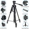 Camera Tripod Cell Phone Tripod Extendable Stand for Live Stream Makeup for Cameras Cell Phones view 3