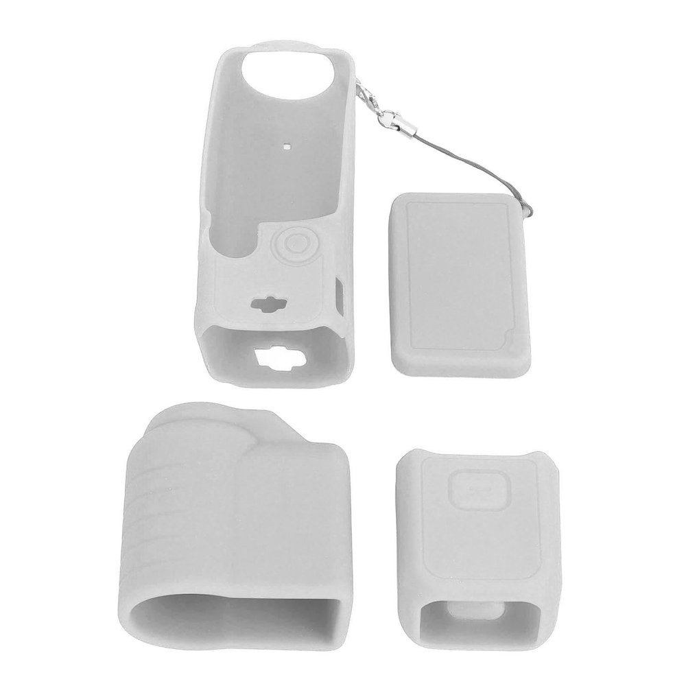 Akozon Protective Case Cover for 3 4 in 1 Set with Lanyard (Grey)
