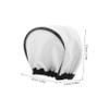 DIYEAH Universal Fit Flash Light Bounce Diffuser Cap for Camera Flashgun Photography Accessory Blackout Cap view 2