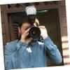 DIYEAH Universal Fit Flash Light Bounce Diffuser Cap for Camera Flashgun Photography Accessory Blackout Cap view 4