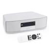AIWA - Exos Home Speaker, Premium 30W RMS Sound System with CD Player, Bluetooth Connectivity, FM Radio, Optical Digital Input, Dual 1 Tweeters + Dual 2 Bass Units, IR Remote Control, White