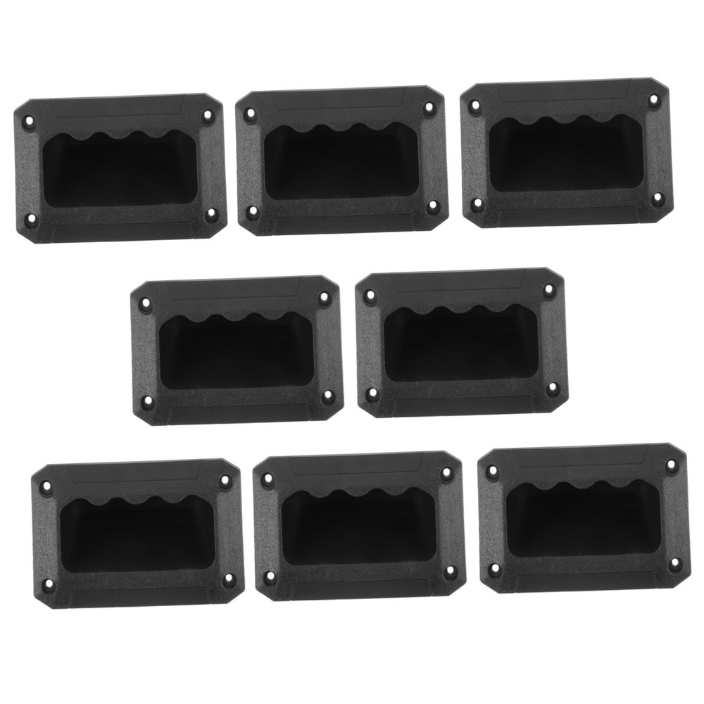 Gadpiparty 8pcs Speaker Handles Plastic Handles for Speaker Boxes Easy to Install Strong Material Suitable for Outdoor Use