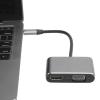 5 in 1 Type C Docking Station, Aluminum Alloy VGA USB3.0 PD Charging 3.5mm Audio Notebook Hub, Expand Interfaces for Laptop Computer Accessory view 3