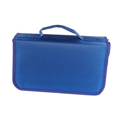 ULTECHNOVO 128 Pieces Bag Holder Large Storage Slot Organizer Portable Cases Bag Cloth Bag Blue
