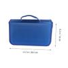 ULTECHNOVO 128 Pieces Bag Holder Large Storage Slot Organizer Portable Cases Bag Cloth Bag Blue view 2