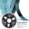 1/4 10 Aluminum Alloy Open Reel Tape Empty Reel for Recording with 3 Holes & Low Noise, Universal Fit (Black) view 3