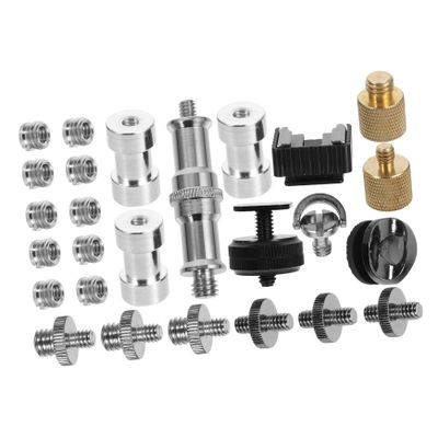 DIYEAH Versatile Camera Kit: 1/4'' to 3/8'' Tripod Screw Adapter Mounting Screw Set for Flexible Photography