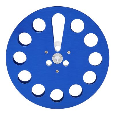 1/4 7 Aluminum Alloy 11 Hole Open Reel Tape Reel for Recording Machines - REVOX Compatible Black (Blue)