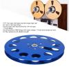 1/4 7 Aluminum Alloy 11 Hole Open Reel Tape Reel for Recording Machines - REVOX Compatible Black (Blue) view 3