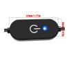 lowmountainswere with Blue Indicator Light USB to DC 5.5 * 2.1 5.5 * 2.5 3.5X1.35 Switch Controll Cable Line Test Light Strip USB to DC Touch Dimmer(3.5X1.35mm) view 3