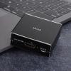 Professional Metal Black 4K x 2K to Optical SPDIF 3.5mm Audio Extractor Adapter, Supports 3D 4KX2K Resolution, Dual Audio Outputs view 2