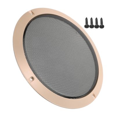 Beatifufu Speaker Grill Mesh Cover Metal Protective Diy Speaker Trim Car Home Audio System